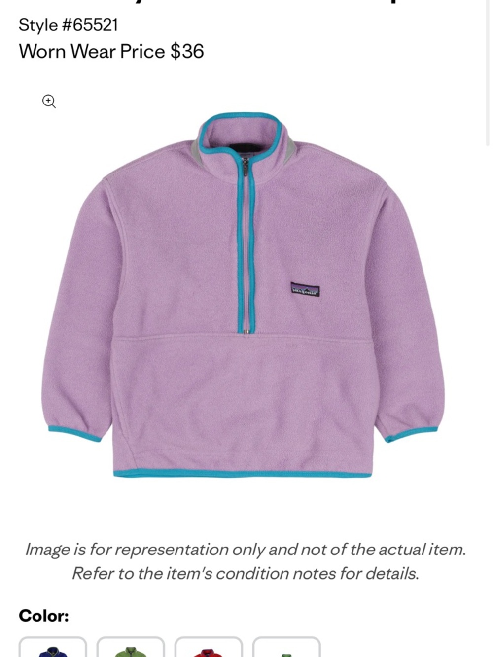 Patagonia Kids' Synchilla® Marsupial Size M(10)